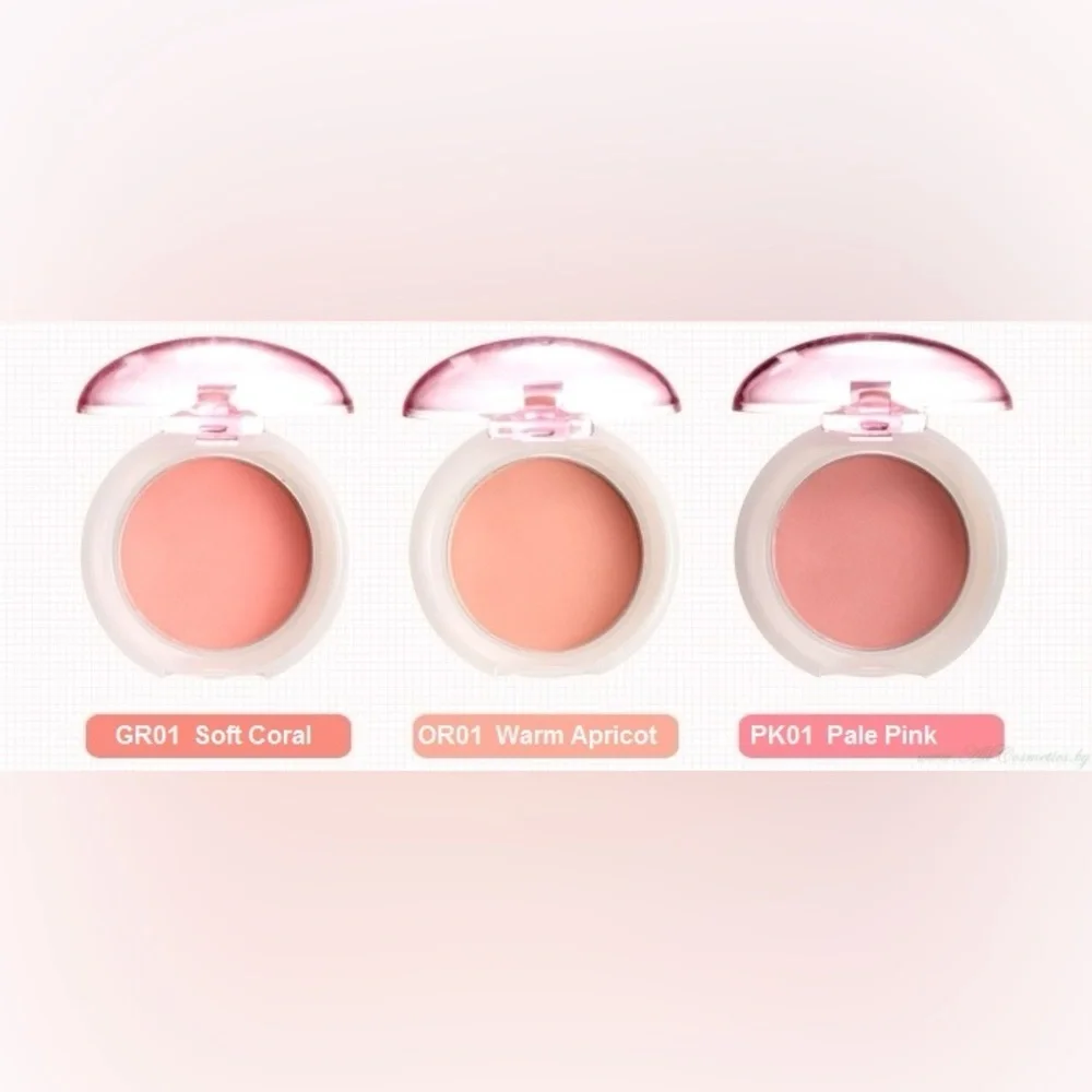 Shara Shara Pale Pink Feminine Single Blusher Discontinued Korea Coquette NWT